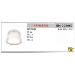 Fuel mixture primer KAWASAKI TF22 TH23 TH26 TH34 brushcutter 49043.2067 | NewgardenParts.com