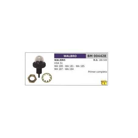 Primer miscela benzina WALBRO HDA51 - WA180 carburatore decespugliatore | NewgardenParts.com
