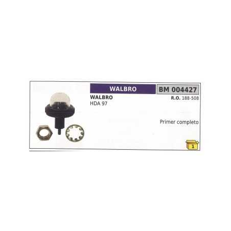 Primer miscela benzina WALBRO HDA97 carburatore decespugliatore 188-508 | NewgardenParts.com