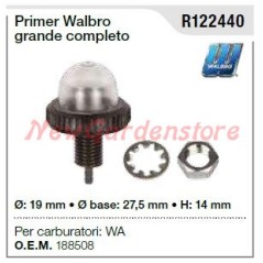 Primer WALBRO per carburatore WA tagliaerba rasaerba tosaerba R122440 | NewgardenParts.com