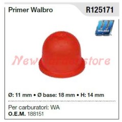 WALBRO carburettor primer for WA lawnmower mower R125171 | NewgardenParts.com