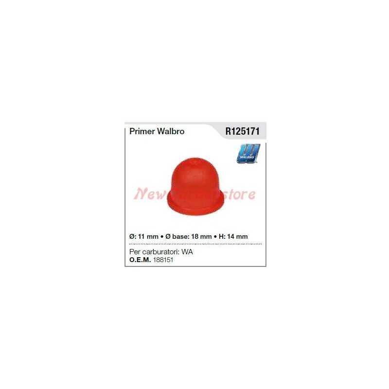 WALBRO carburettor primer for WA lawnmower mower R125171
