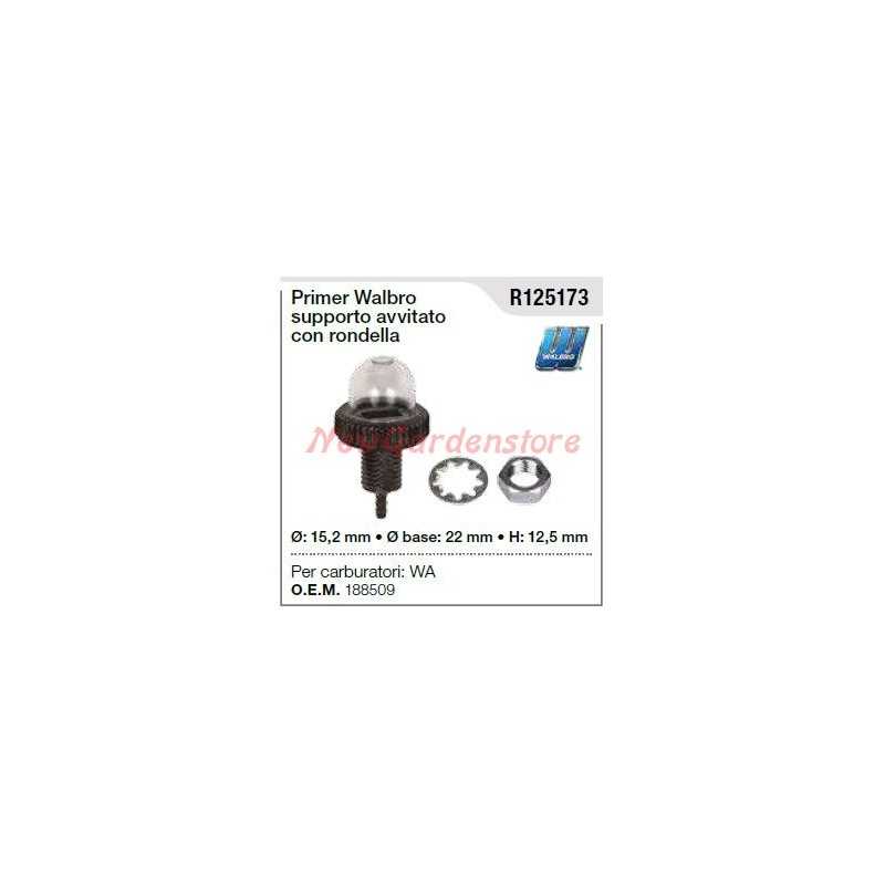 WALBRO carburettor primer Wa lawn mower mower R125173