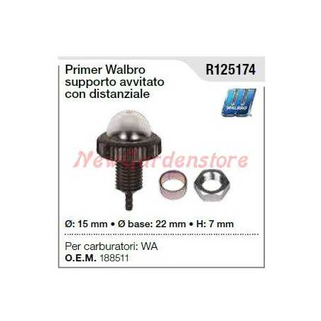 WALBRO Vergaser-Zündhütchen für WA Rasenmäher R125174 | NewgardenParts.com