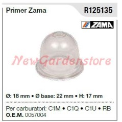 ZAMA cebador para carburador C1M C1Q C1U desbrozadora R125135 | NewgardenParts.com