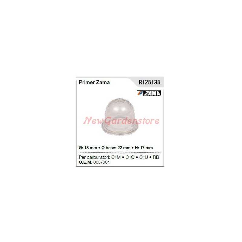 ZAMA primer for C1M carburettor C1Q C1U brushcutter R125135