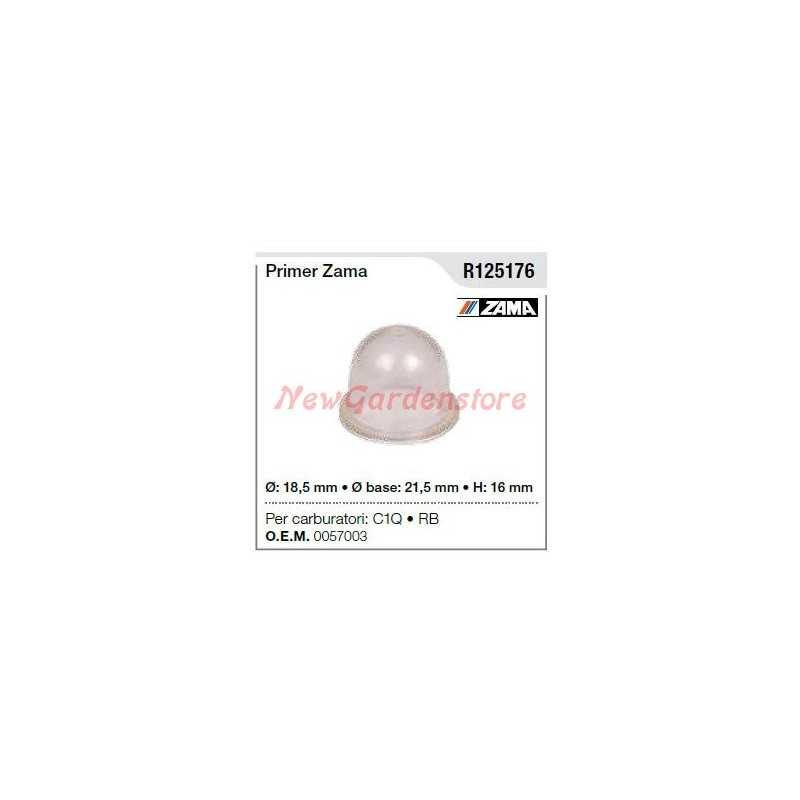 ZAMA primer for carburettor C1Q RB brushcutter R125176