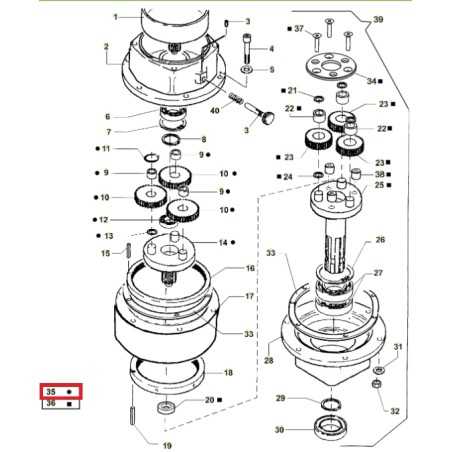 ORIGINAL ACTIVE Kettensäge Modell t143 - t152 erste Reduzierstufe 021037 | NewgardenParts.com