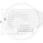 Work floodlight LED wide-range illumination 10-30 V