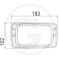Projecteur de travail à led éclairage large 10-30 V