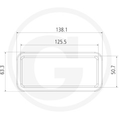 Led work floodlight wide-range illumination 10-30 V | NewgardenParts.com