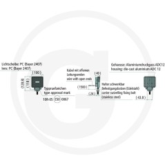 Arbeitsscheinwerfer LED-Beleuchtung 10-30 V | NewgardenParts.com