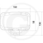 Projecteur de travail à led éclairage de proximité 10-30 V Projecteur de travail à led éclairage de proximité 10-30 V