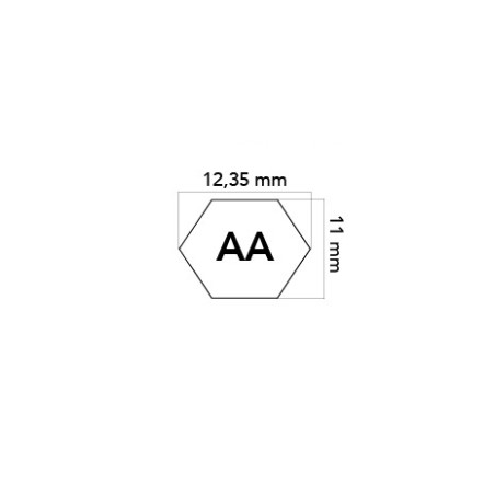 Courroie plate hexagonale tracteur de pelouse AA86 compatible CASTELGARDEN 135065701/0 135061508/0