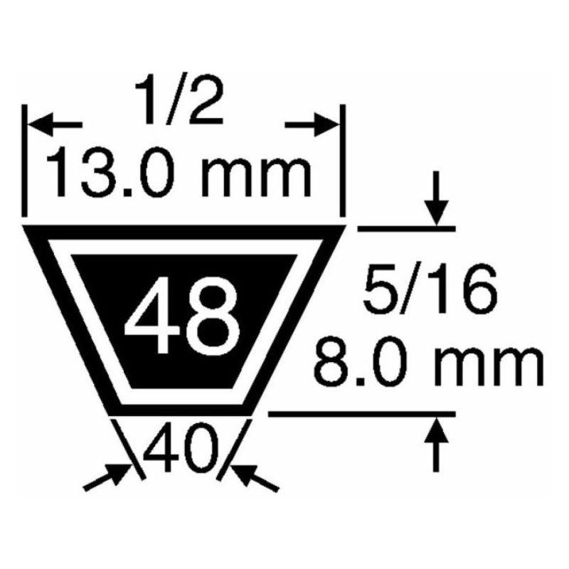 Cinghia piatto lama MAORI per arieggiatore MP 400 EL