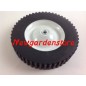 Universal metal wheel with mower bearing 200mm 12.5mm 420095