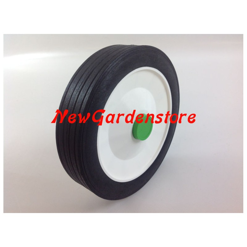 Universal plastic lawn mower wheel 200mm 12mm 420077