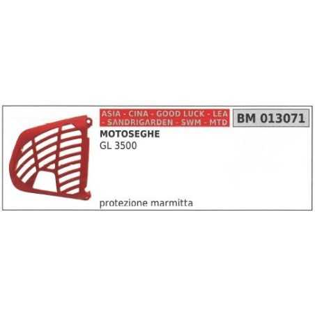 Protection d'échappement CINA tronçonneuse GL 3500 013071 | NewgardenParts.com