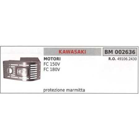 Guardabarros desbrozadora KAWASAKI FC 150V 180V 002636 | NewgardenParts.com