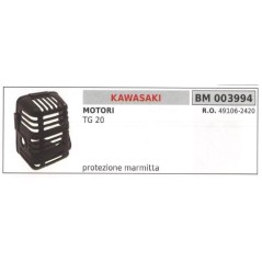 Protection de silencieux KAWASAKI TG 20 003994 49106-2420 | NewgardenParts.com
