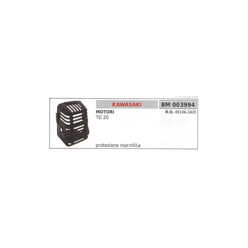 Protection de silencieux KAWASAKI TG 20 003994 49106-2420