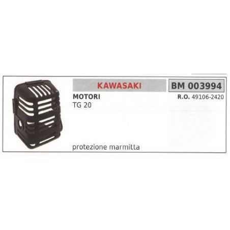 Protection de silencieux KAWASAKI TG 20 003994 49106-2420 | NewgardenParts.com