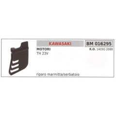 Protection de silencieux d'échappement KAWASAKI TH 23V 016295 | NewgardenParts.com