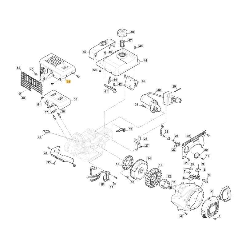 Silencieux de protection STIGA ORIGINAL pour moteur LC 170 FDS 118550817/0