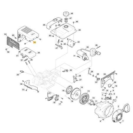ORIGINAL STIGA silencer protection for engine LC 170 FDS 118550817/0 | NewgardenParts.com