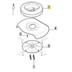 ORIGINAL STIGA Rasentraktor Mähwerk Messerbalgschutz 322110086/0 | NewgardenParts.com