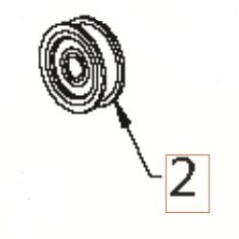 PULLEY 532166043 ORIGINAL HUSQVARNA | NewgardenParts.com