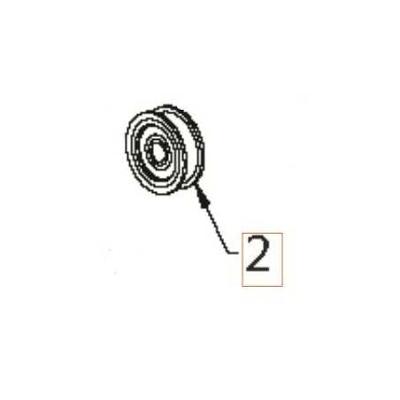 PULLEY 532166043 ORIGINAL HUSQVARNA | NewgardenParts.com