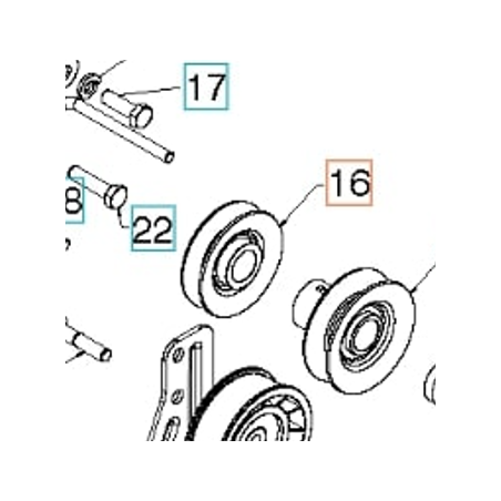 RIEMENSCHEIBE 532426490 ORIGINAL HUSQVARNA | NewgardenParts.com