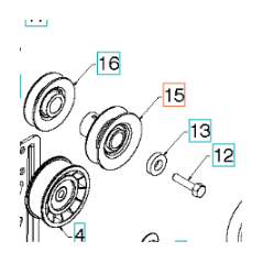 POULIE 532426491 ORIGINALE HUSQVARNA