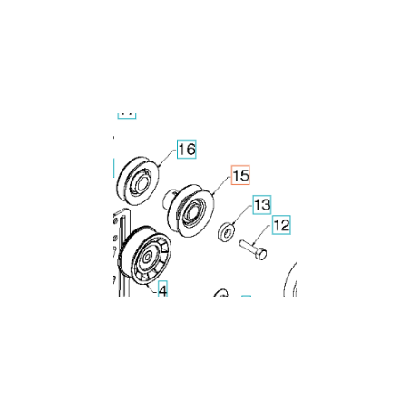 RIEMENSCHEIBE 532426491 ORIGINAL HUSQVARNA | NewgardenParts.com