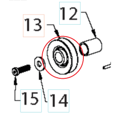 RIEMENSCHEIBE 532435383 ORIGINAL HUSQVARNA