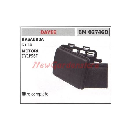 Filtro aria DAYEE per rasaerba DY 16 e motori DY1P56F 027460 | NewgardenParts.com