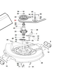 Cinghia piatto lame ORIGINALE GIANNI FERRARI macchina professionale GTM 155 | NewgardenParts.com