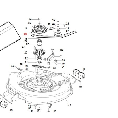 Cinghia piatto lame ORIGINALE GIANNI FERRARI macchina professionale GTM 155 | NewgardenParts.com