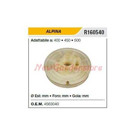 Polea de arranque ALPINA para motosierra 400 450 500 R160540 | NewgardenParts.com