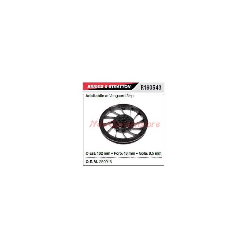 B&S Vanguard 8Hp lawn mower mower starter pulley R160543