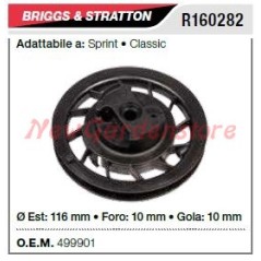 BRIGGS starter pulley lawnmower mower sprint classic R160282 | NewgardenParts.com