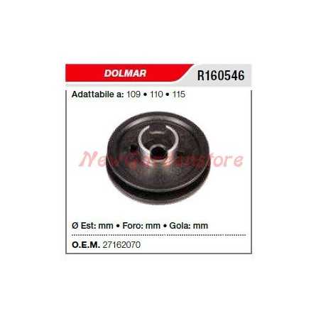 DOLMAR chainsaw starter pulley 109 110 115 R160546 | NewgardenParts.com