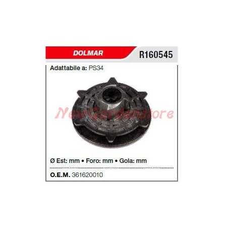 DOLMAR chain saw starter pulley PS34 R160545 | NewgardenParts.com