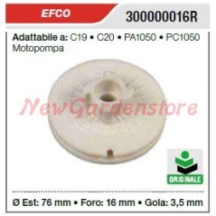 Puleggia avviamento EFCO motopompa C19 C20 PA1050 PC1050 300000016R | NewgardenParts.com