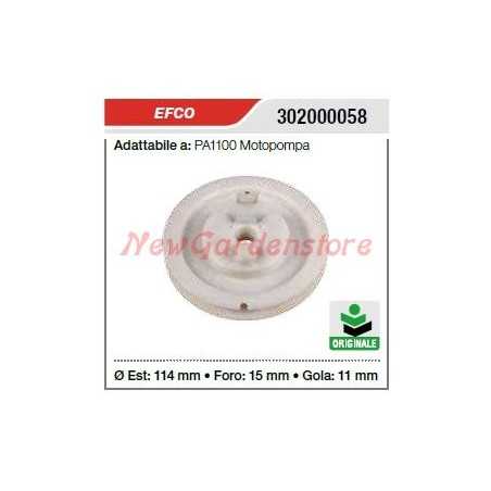 Puleggia avviamento EFCO motopompa PA1100 302000058 | NewgardenParts.com