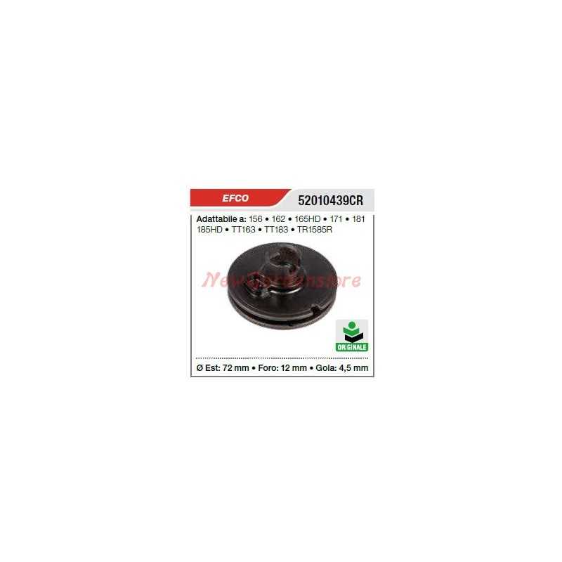 Puleggia avviamento EFCO motosega 156 162 165HD troncatore TT163 183 52010439CR