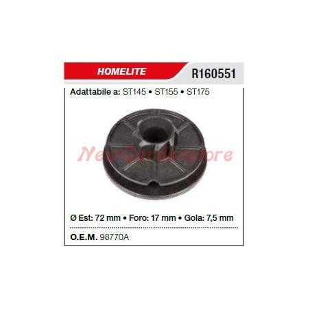 HOMELITE polea de arranque desbrozadora ST145 155 175 R160551 | NewgardenParts.com