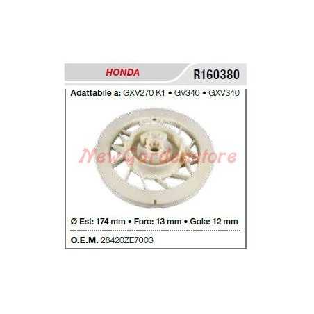 Polea de arranque HONDA cortacésped GXV270 K1 R160380 | NewgardenParts.com