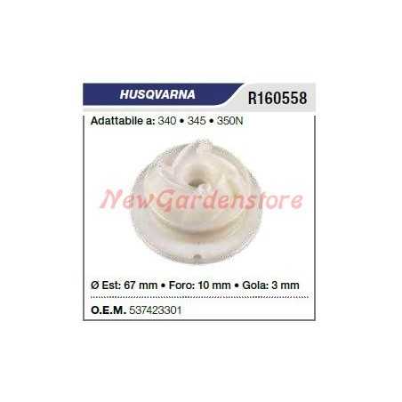 Puleggia avviamento HUSQVARNA MOTOSEGA 340 345 350N R160558 | NewgardenParts.com